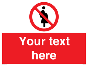 Custom prohibition not for pregnant women